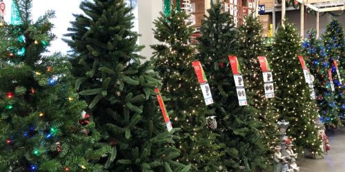 Pre-Lit 7.5′ Artificial Christmas Tree Only $79 Shipped on Lowes.online (Regularly $229)