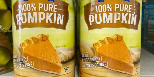 Natural Canned Pumpkin Puree Just $1 at Dollar Tree