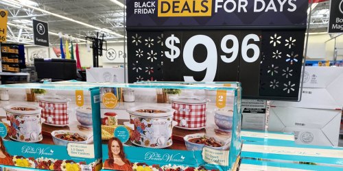 TWO Pioneer Woman 1.5-Quart Slow Cookers Just $9.96 at Walmart | Black Friday Deal