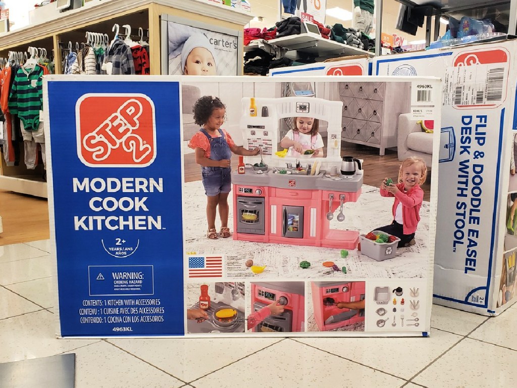 Step2 Modern Cook Play Kitchen Set in Pink