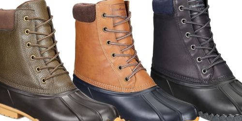 Weatherproof Vintage Men’s Duck Boots Just $19.99 on Macy’s.online (Regularly $75)