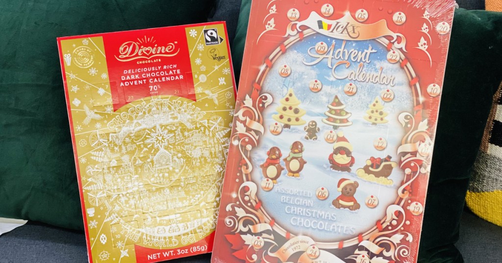 2 advent calendars at world market