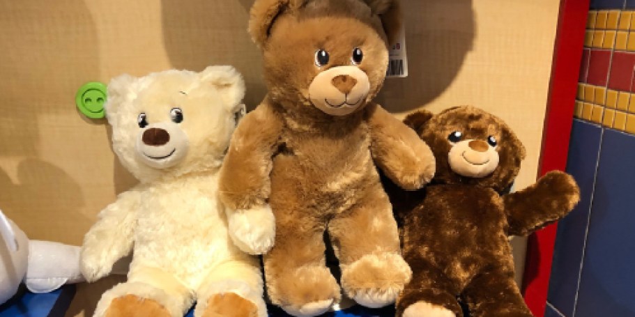 *HOT* Build-A-Bear Teddy Bear Just $9 – Today Only!