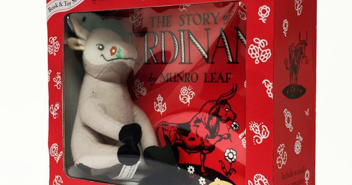 ferdinand plush toy and book set