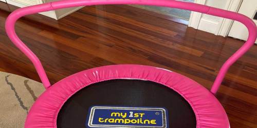 My 1st Mini Trampoline w/ Handlebar Just $25 on Walmart.online