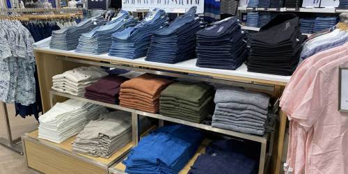 Up to 80% Off Men’s Gap Factory Apparel + Free Shipping | Flannel Shirts, Puffer Vests, & More