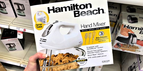 Hamilton Beach Hand Mixer with Storage Case Only $9.98 on Walmart.online (Lower Than Black Friday!)