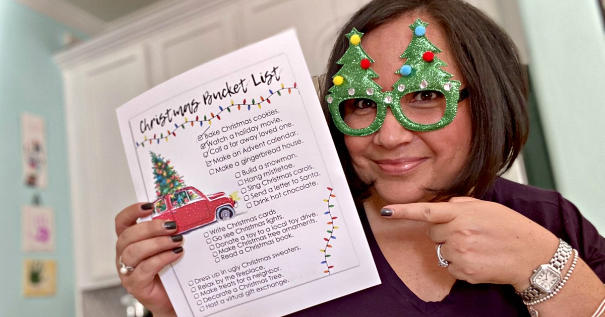 Print Your Free Christmas Bucket List For Fun Holiday Activity Ideas