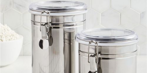 Martha Stewart Essentials Canisters 2-Pack Only $7.99 on Macy’s.online (Regularly $22) | Black Friday Deal