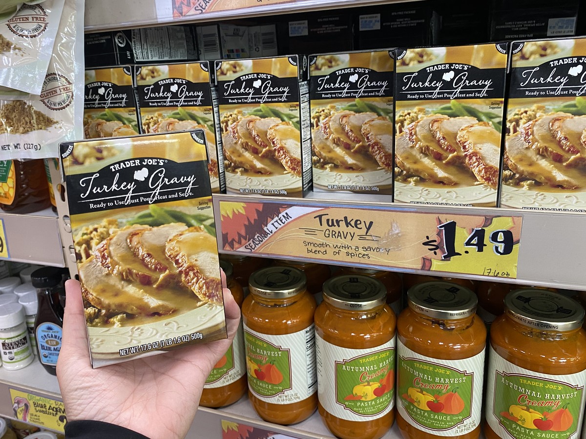 best Trader Joe's Thanksgiving foods - Trader Joe's Turkey Gravy