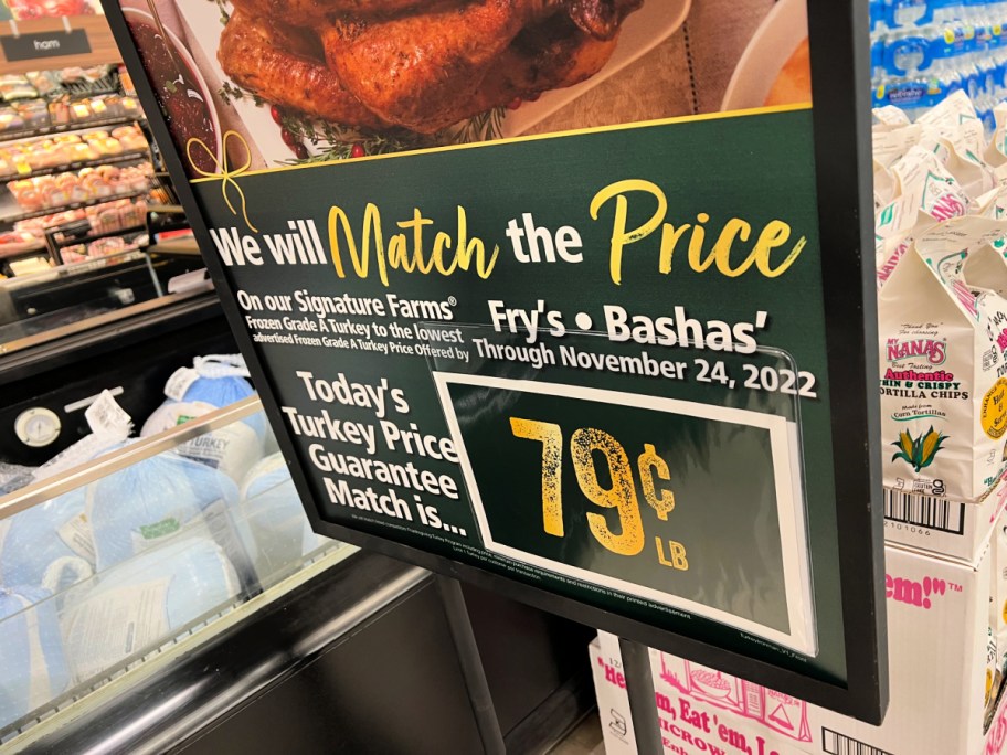 turkey sales at Albertson's