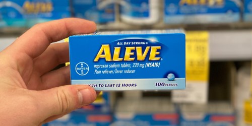 Aleve 100-Count Pain Reliever Only $4 on Walgreens.online (Regularly $12)