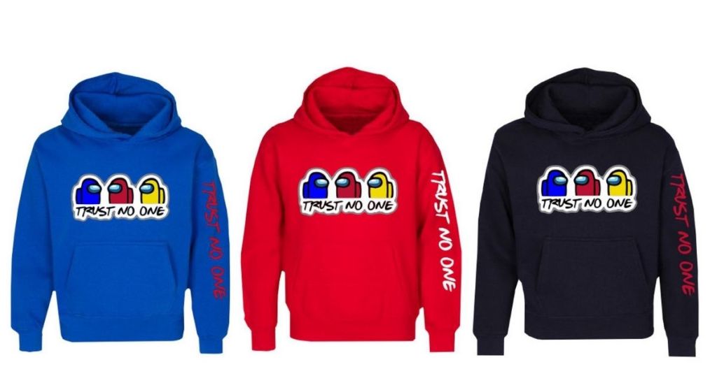 Hoodies in various colors