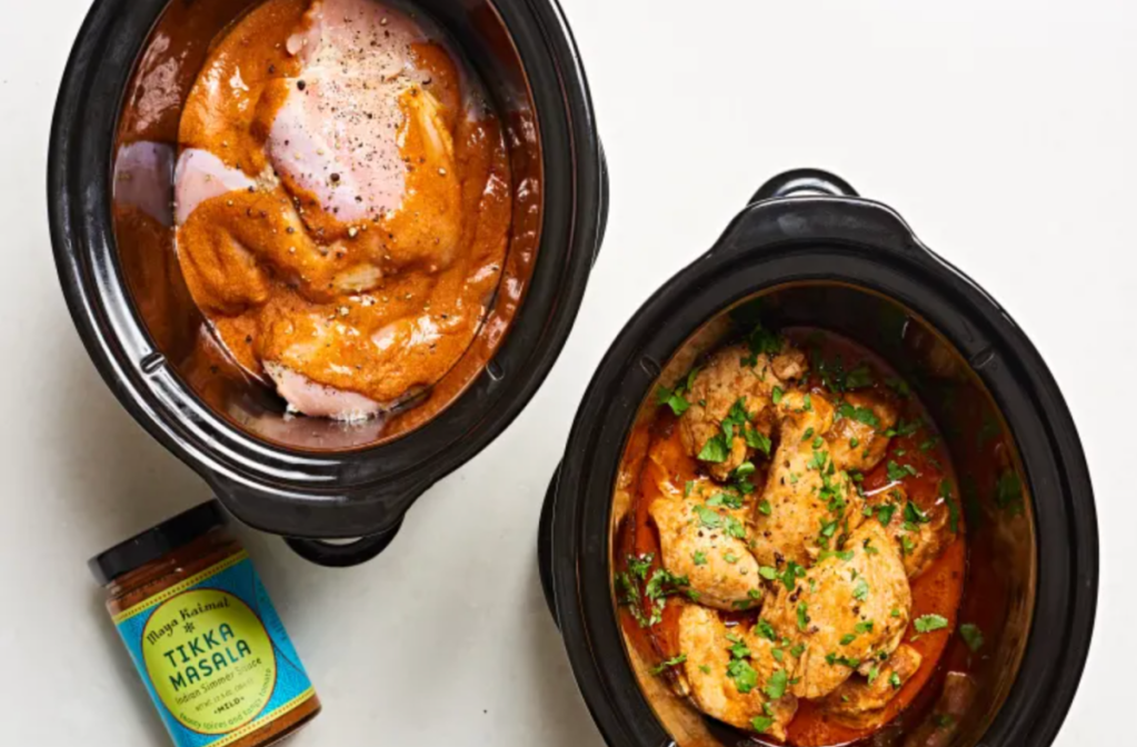 Chicken Tikki Masala, one of the easy 2 ingredient crock pot meals