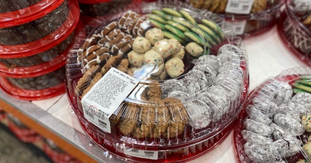 Costco holiday cookie platter