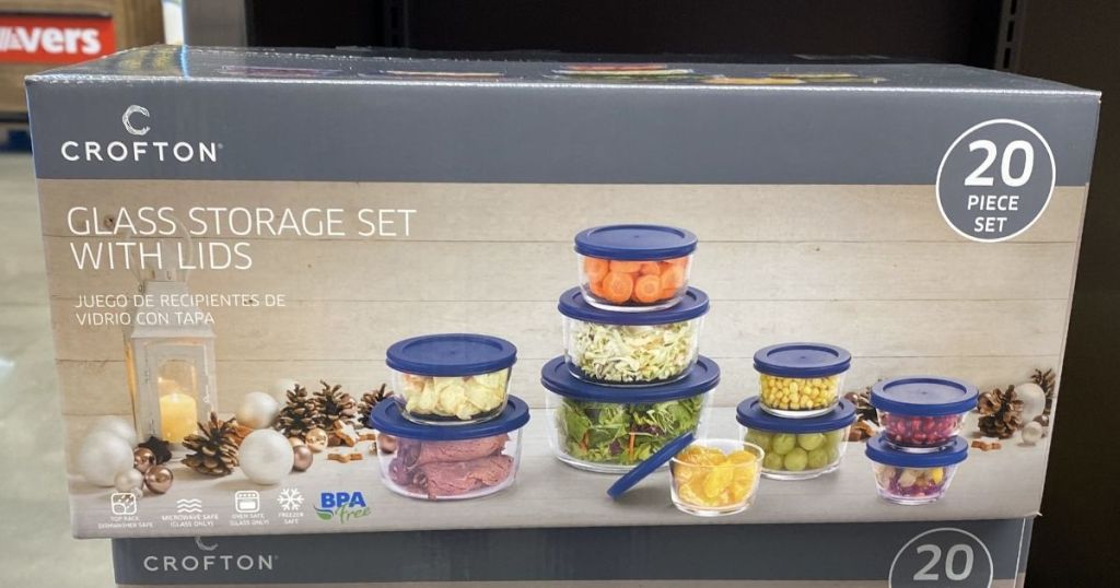 Crofton Glass Storage Set with Lids