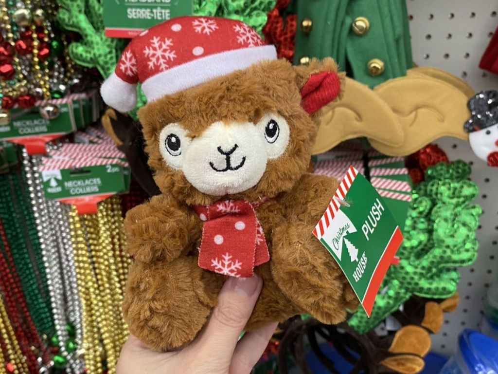 Christmas House Holiday Llama Plush