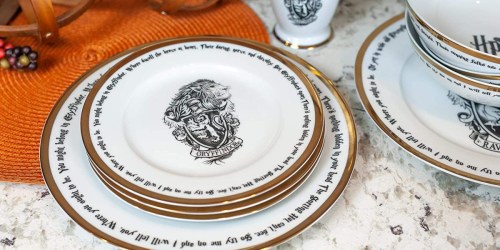 Harry Potter 16-Piece Dinnerware Set Only $99.99 Shipped on Amazon | Add Some Magic to Your Dinner Table!