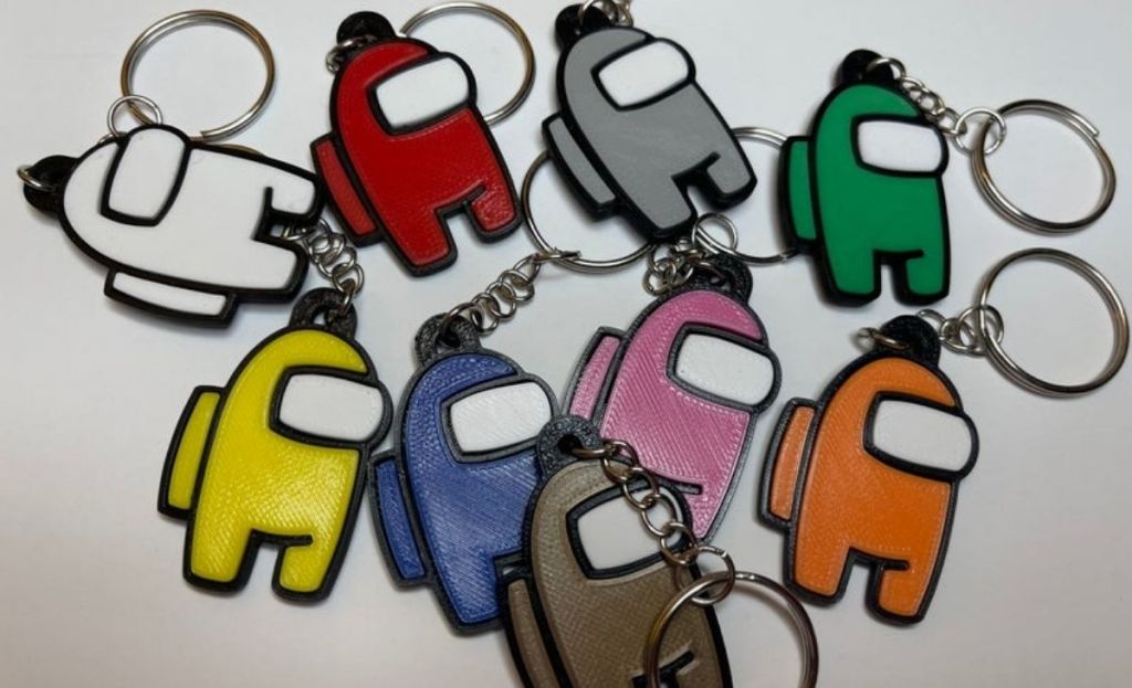 Among us keychains