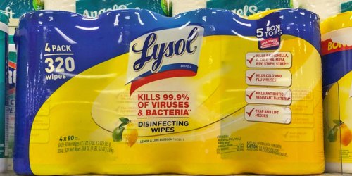 $1/1 Lysol Disinfecting Wipes Multipack Coupon Available to Print