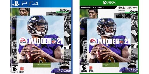 Madden 21 PlayStation or Xbox Game Only $28.79 on Target.online (Regularly $59+)