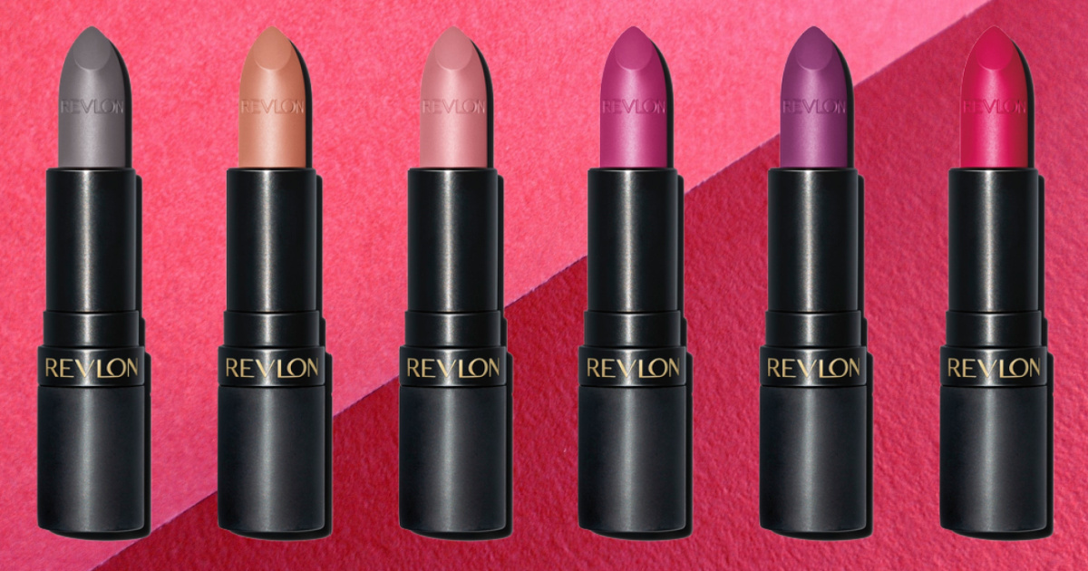 six lipstick tubes in different shades