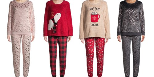 Women’s Cozy Pajama Sets Only $10 on Walmart.online