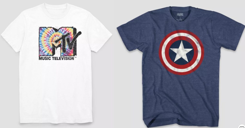 2 men's graphic tees at target 