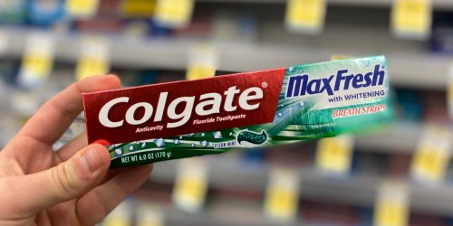 ** Colgate Max-Fresh Whitening Toothpaste 6oz 4-Pack Just $6.59 Shipped on Amazon (Reg. $14)