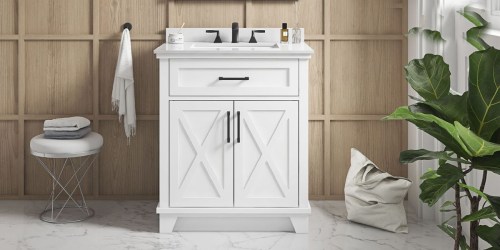 Up to 60% Off Bathroom Vanity Sets on Lowes.online + FREE Ship to Store