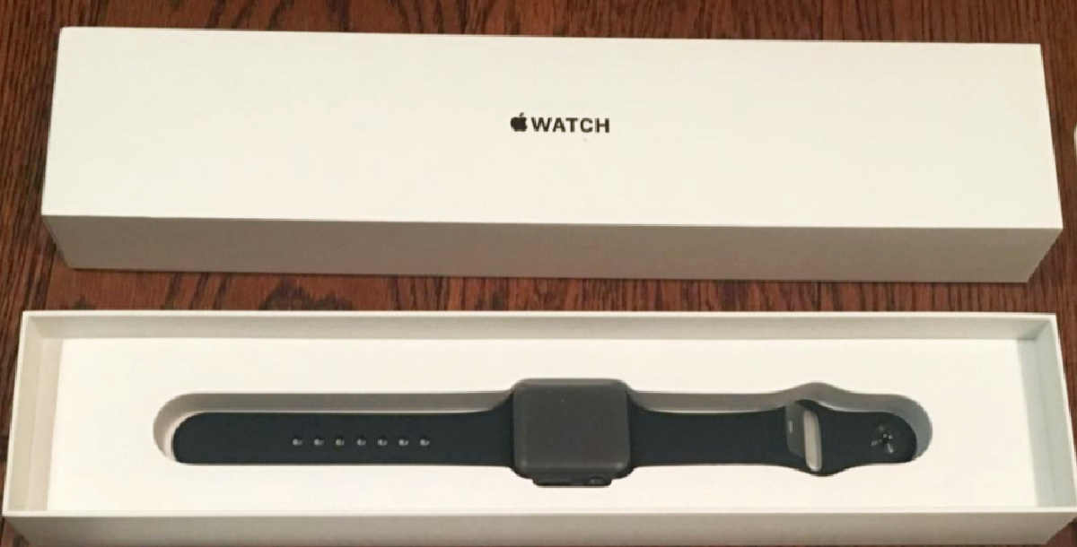 apple watch in box