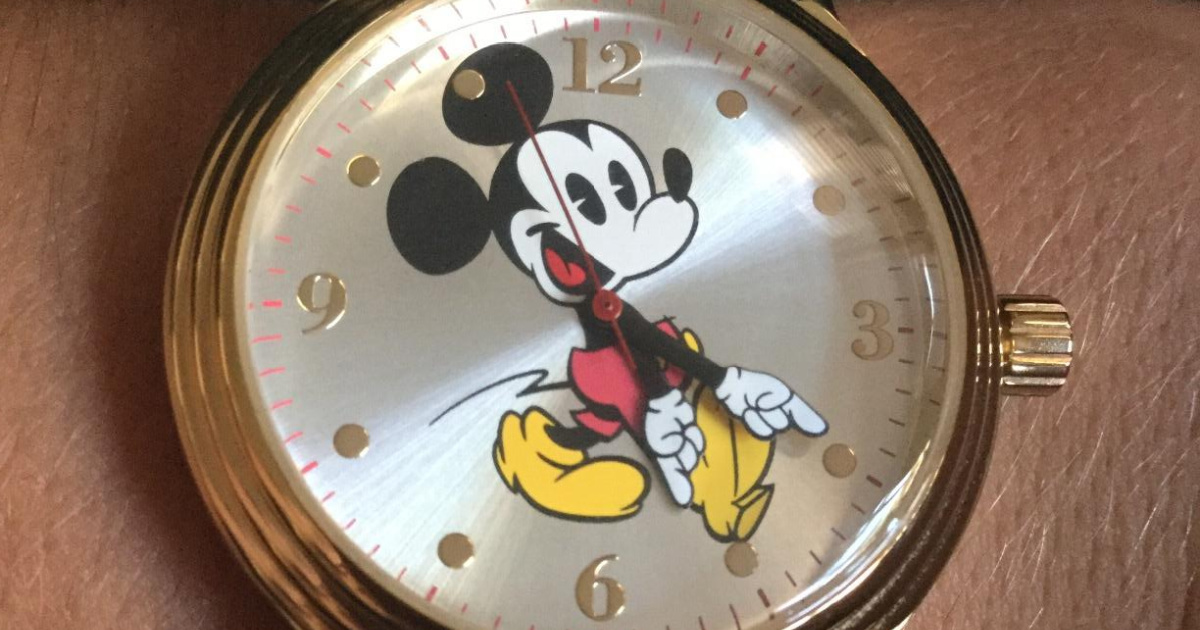 disney womens watch on wrist