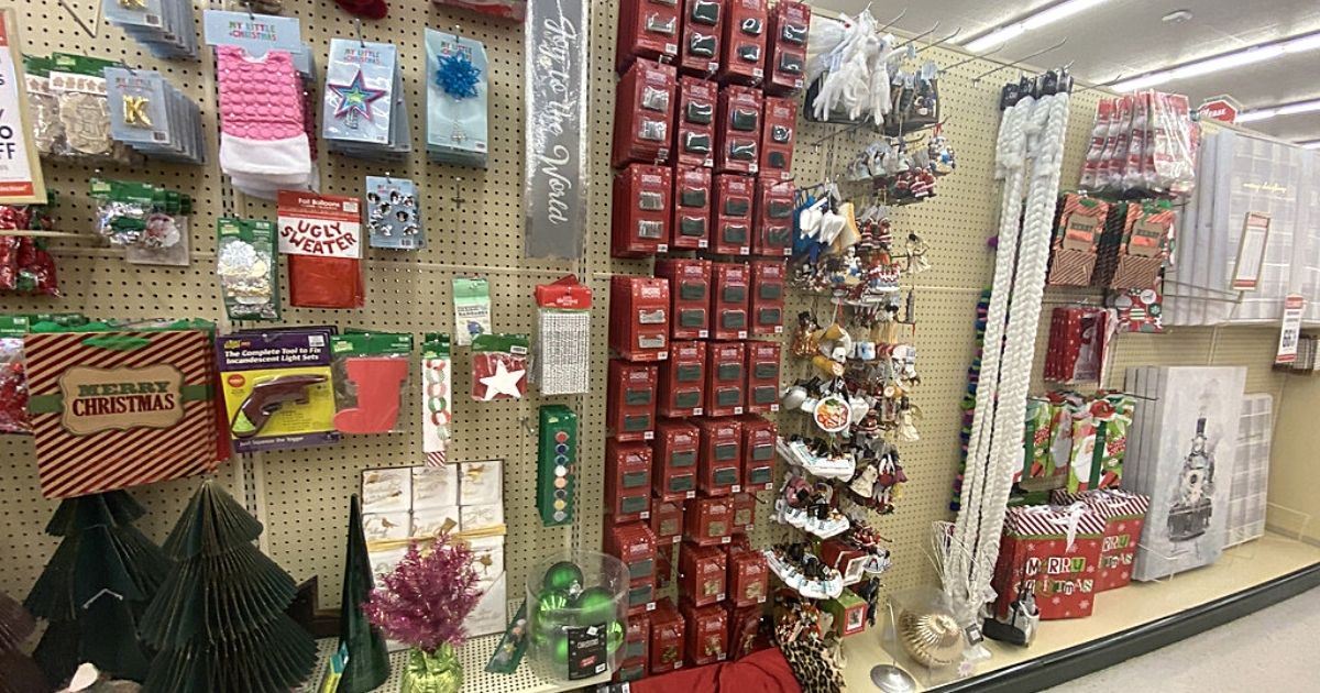 hobby lobby Christmas clearance aisle 