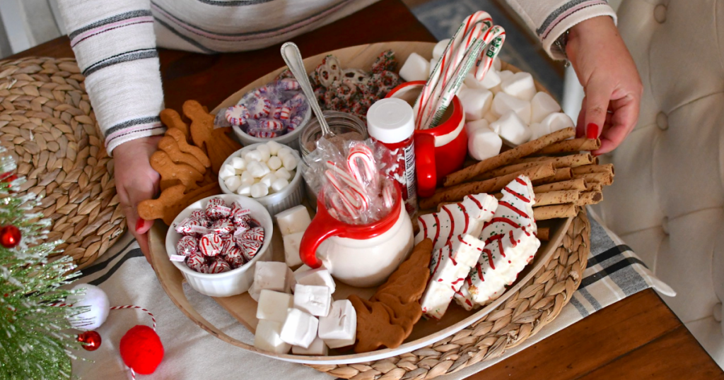 holding hot chocolate board 