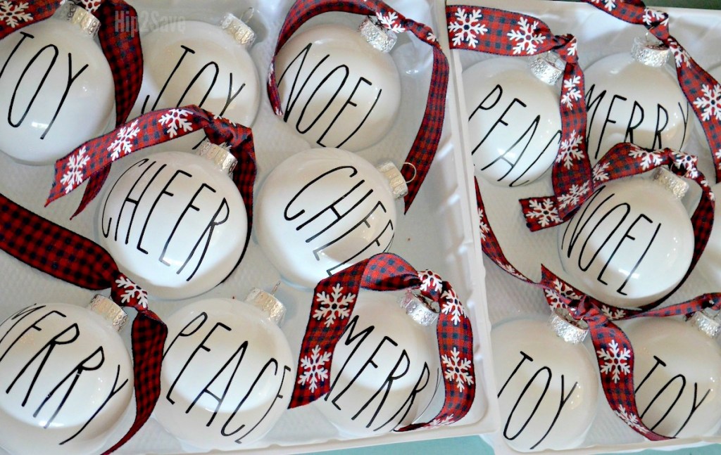 rae dunn christmas ornaments