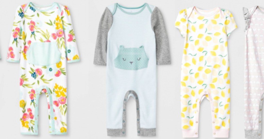 3 infant rompers