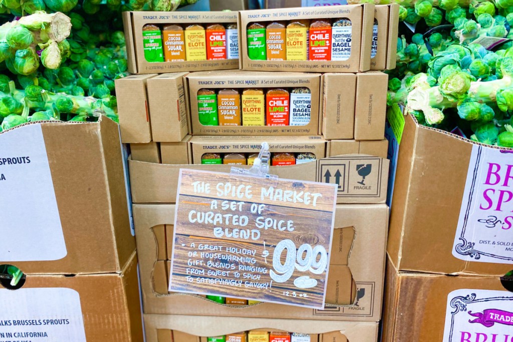 set of curated trader joes spices