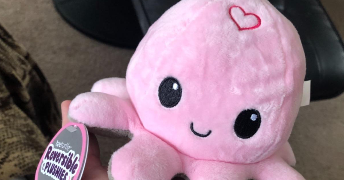 plush pink octopus