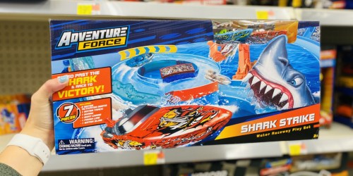 Adventure Force Shark Strike Water Raceway Play Set Only $9.97 on Walmart.online (Regularly $20)