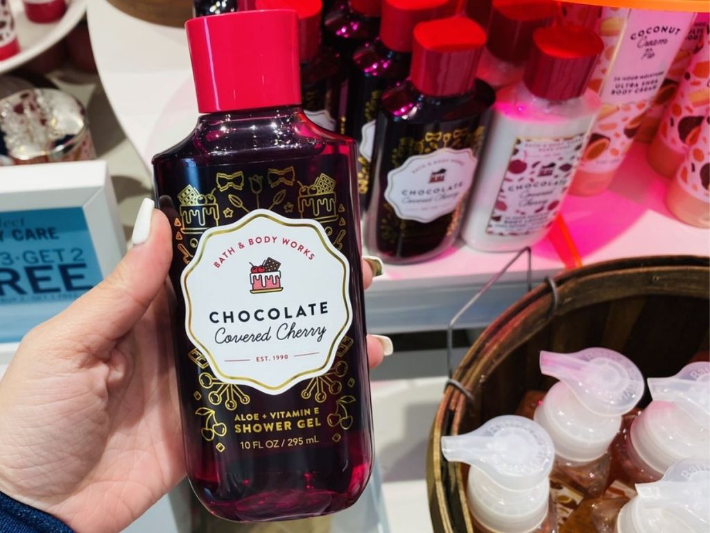 Chocolate Chocolate Cherry bath & body works