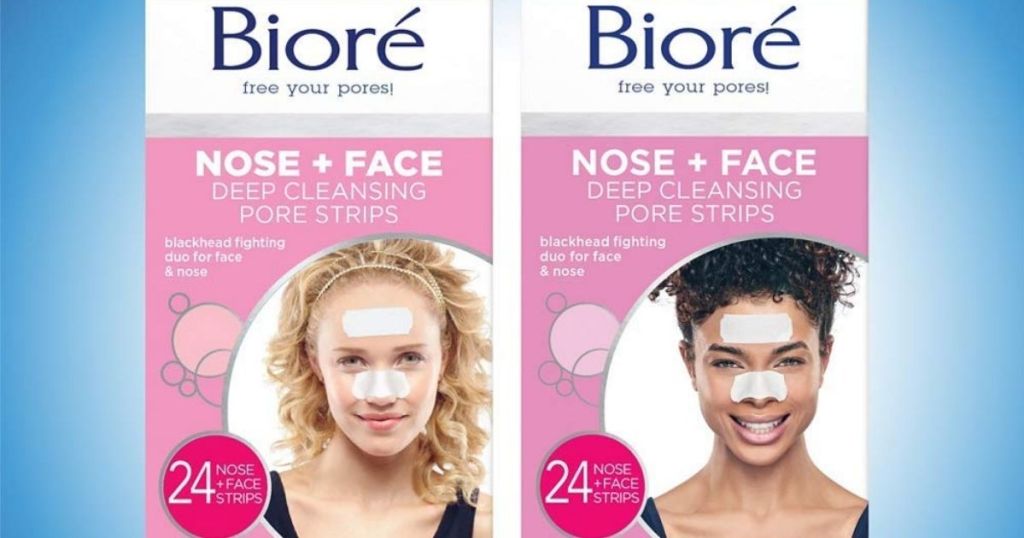 2 packages Biore Nose and Face Strips