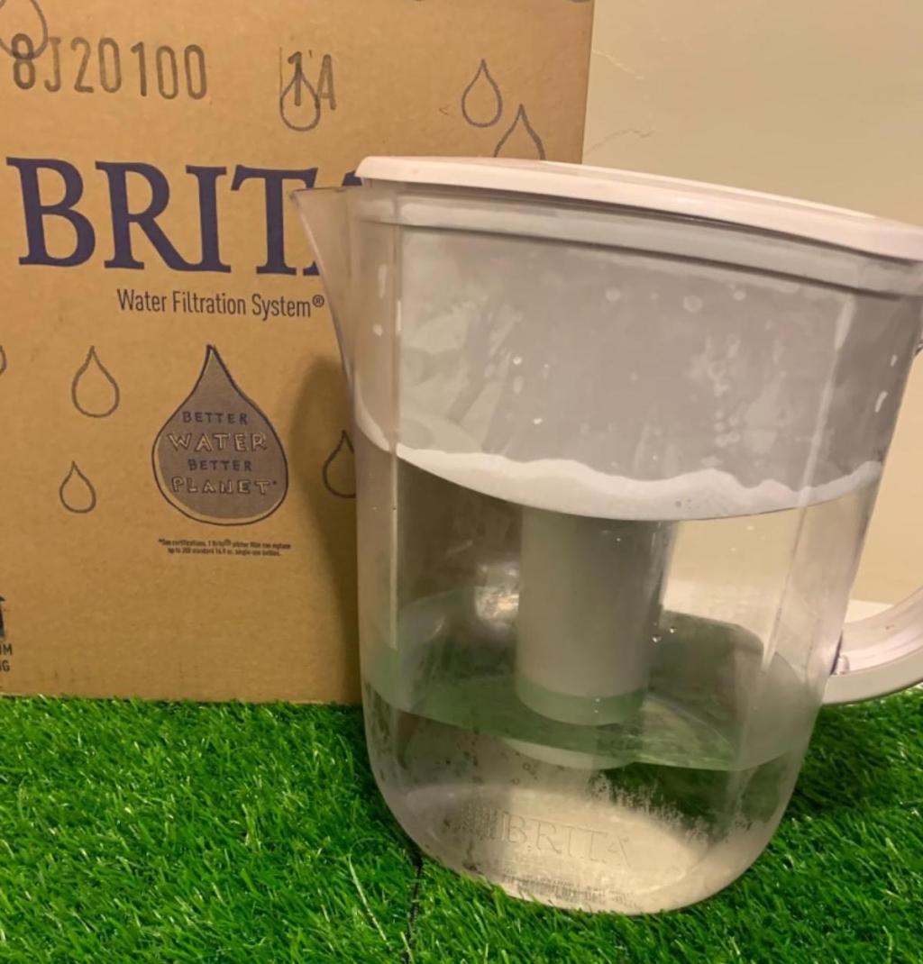 Brita Filter Pitcher next to brita box