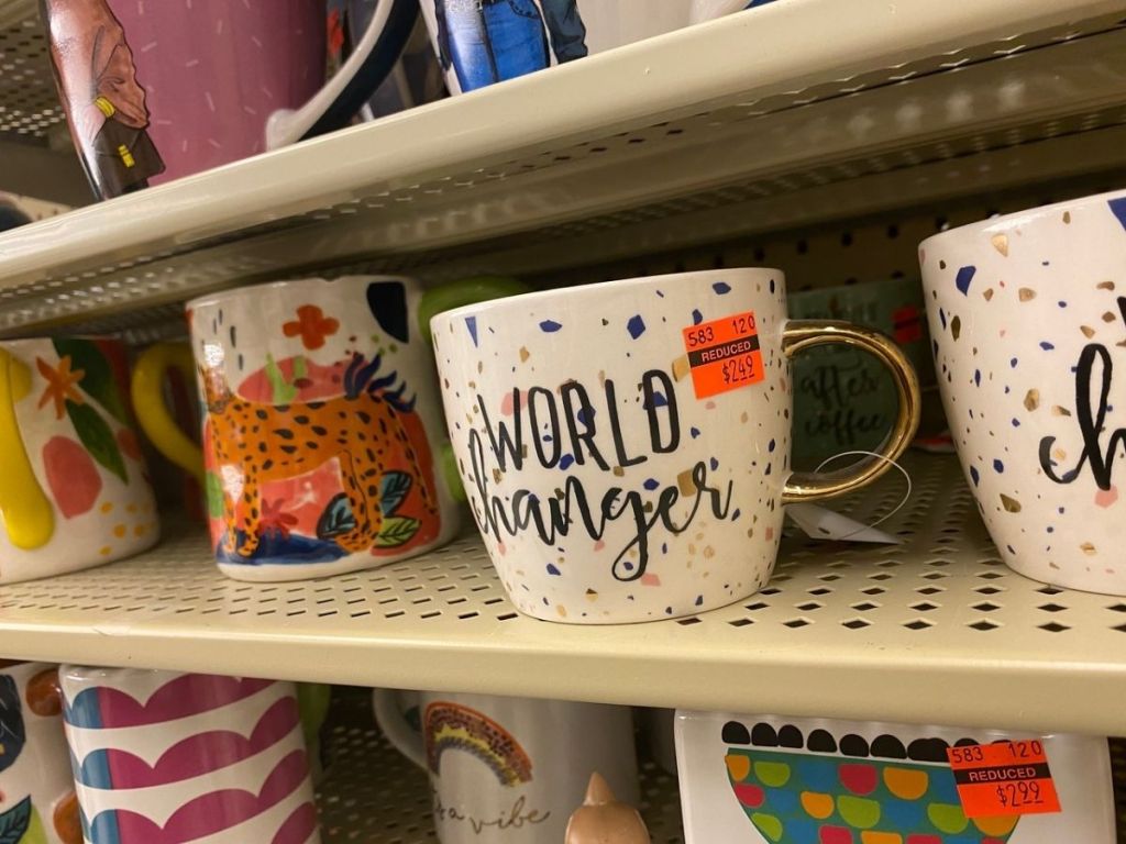 Assorted coffee mugs