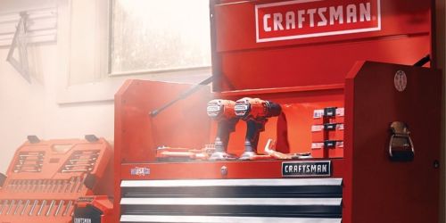 Craftsman 4-Drawer Steel Tool Chest Only $209 on Lowes.online | Has Charging Area for Power Tools