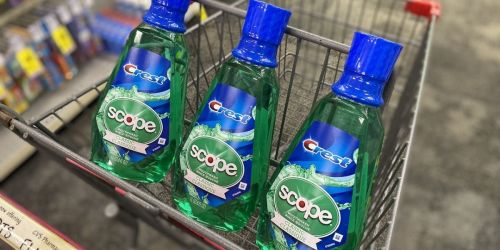 Crest Scope 1-Liter Mouthwash Only $1 Each After CVS Rewards (Regularly $5)