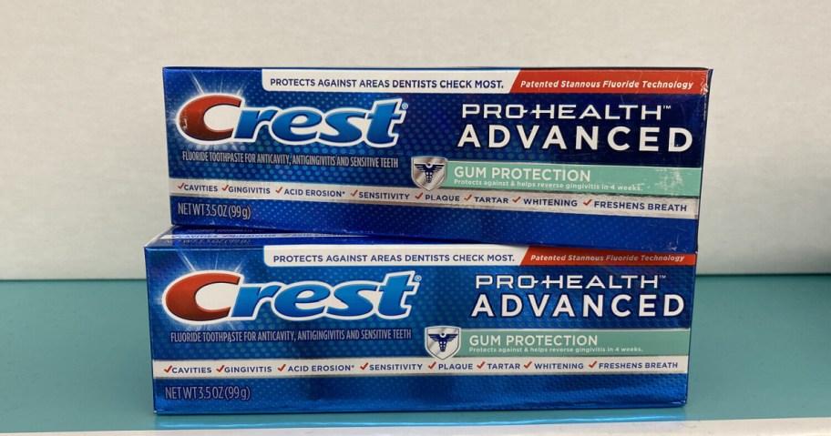 Crest toothpaste