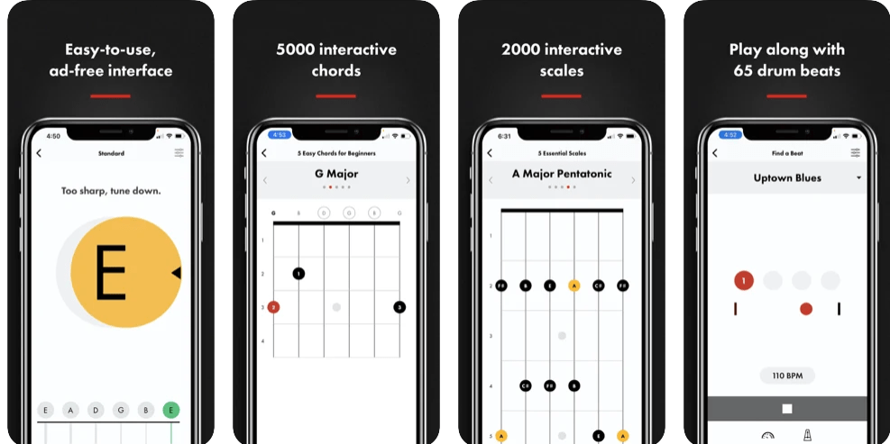 fender app screenshots