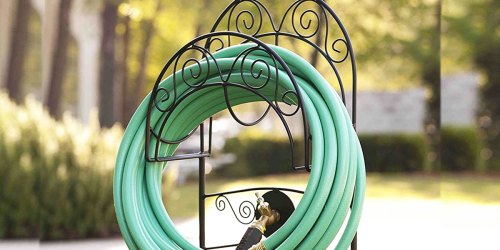 Decorative Garden Hose Stand w/ Hose Bib Attachment Only $39.99 Shipped (Regularly $65)