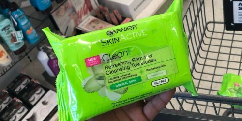 $6 Worth of Garnier Coupons = SkinActive Towelettes Just $2.29 After CVS Rewards (Regularly $7)