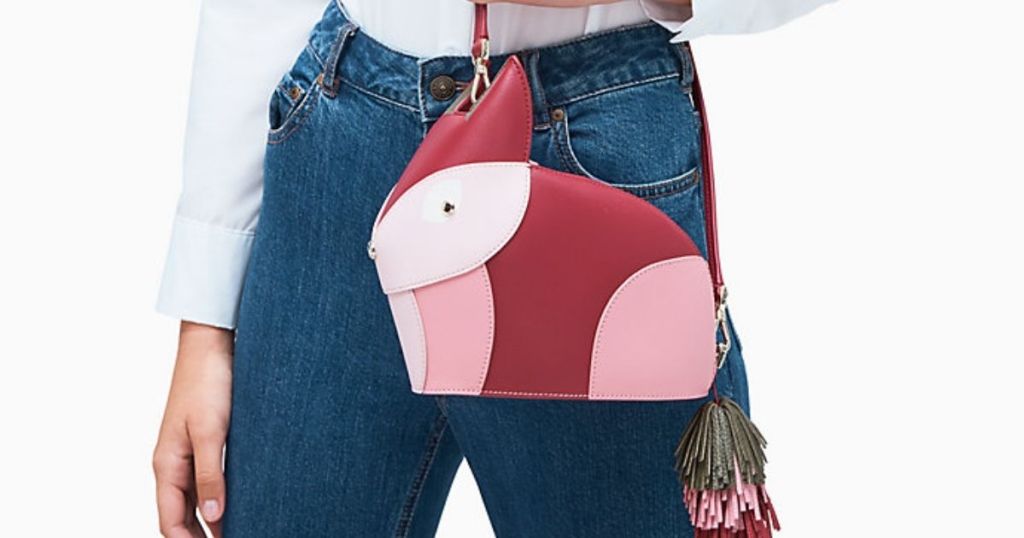 lady in jeans w/ Kate Spade Nadia Fox Crossbody